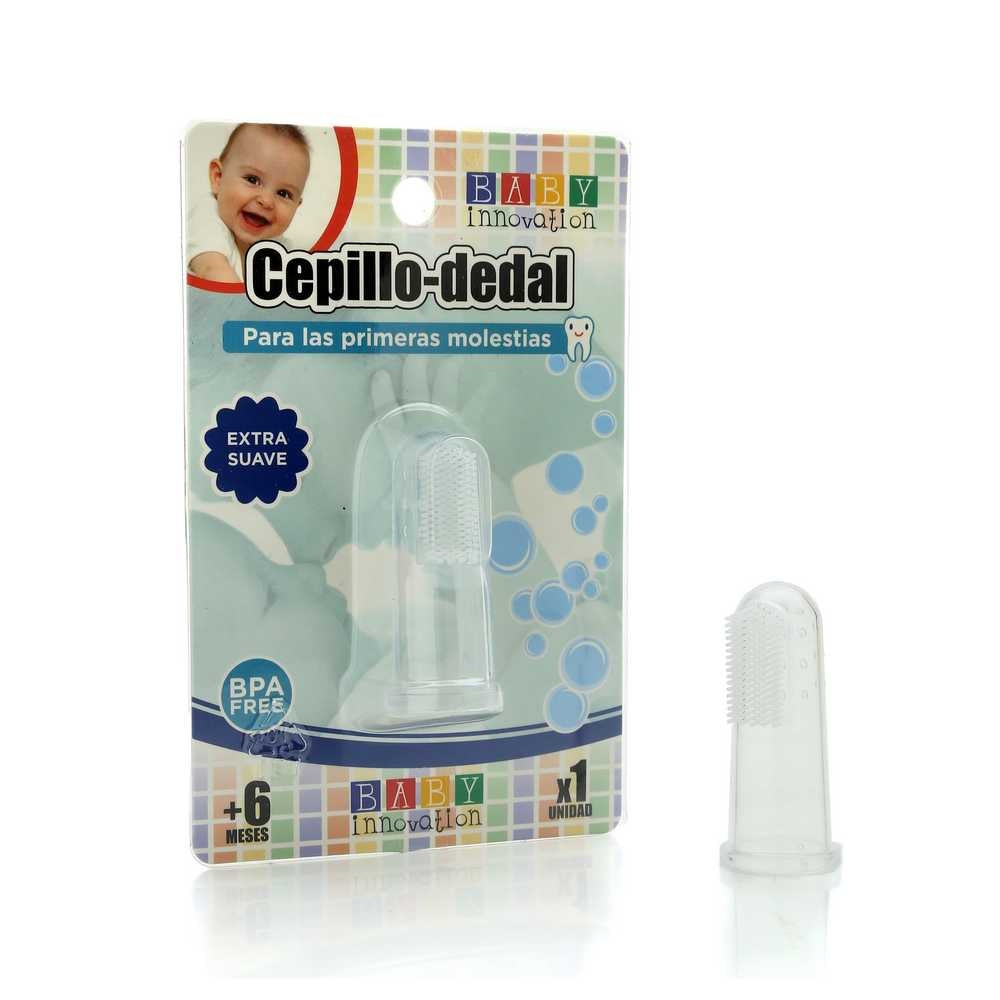 BPA-Free Baby Innovation Oral Massager Thimble Brush - Extra Soft Silicone for Gentle Teeth and Gums Care