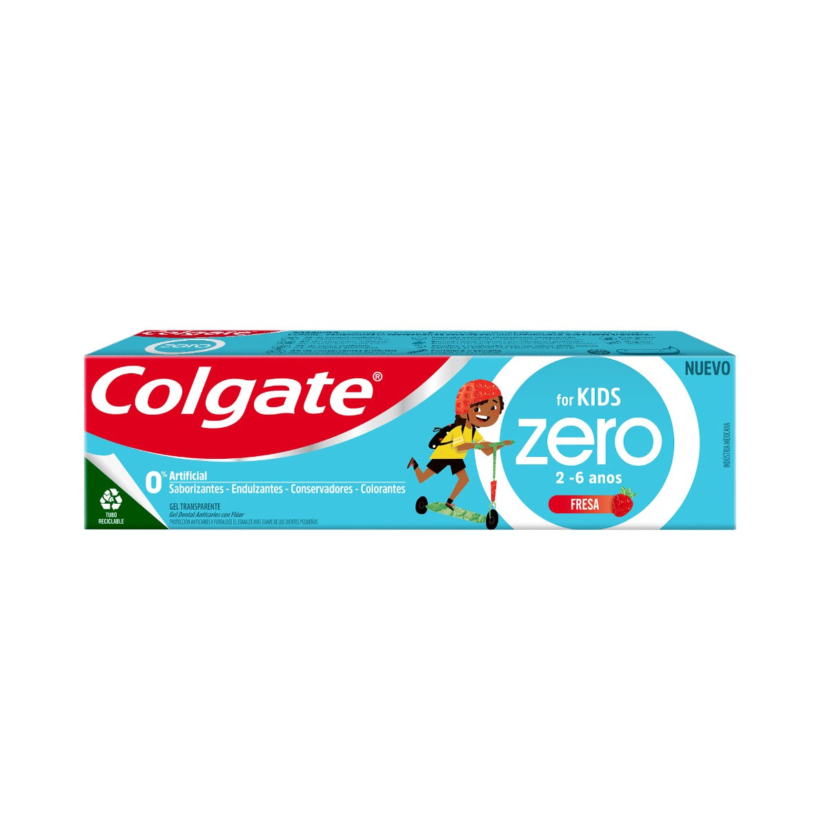 Fluoride-Free Colgate Zero for Kids (2-6 Yrs) - Strawberry Flavor (70Gr / 2.36Oz)