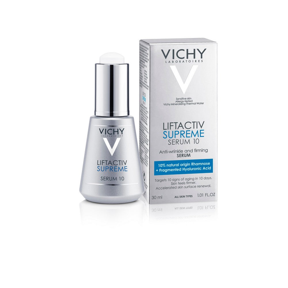 Vichy Liftactiv 10 Supreme Antiage Serum: Reduce Signs of Aging & Re-Energize Skin with 10% Rhamnose